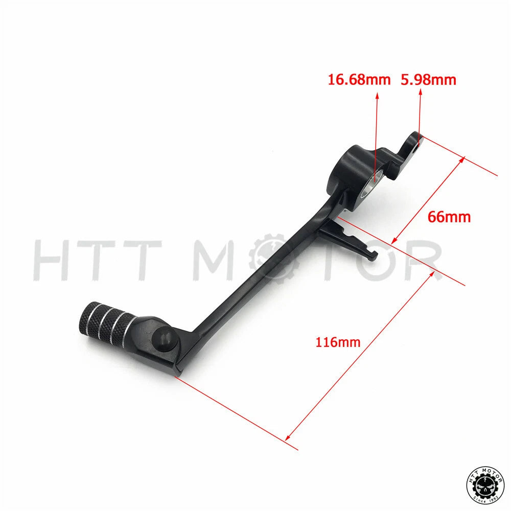 Brake Shift Pedal Foot Lever for Yamaha YZF R6 (2006–2010) Black