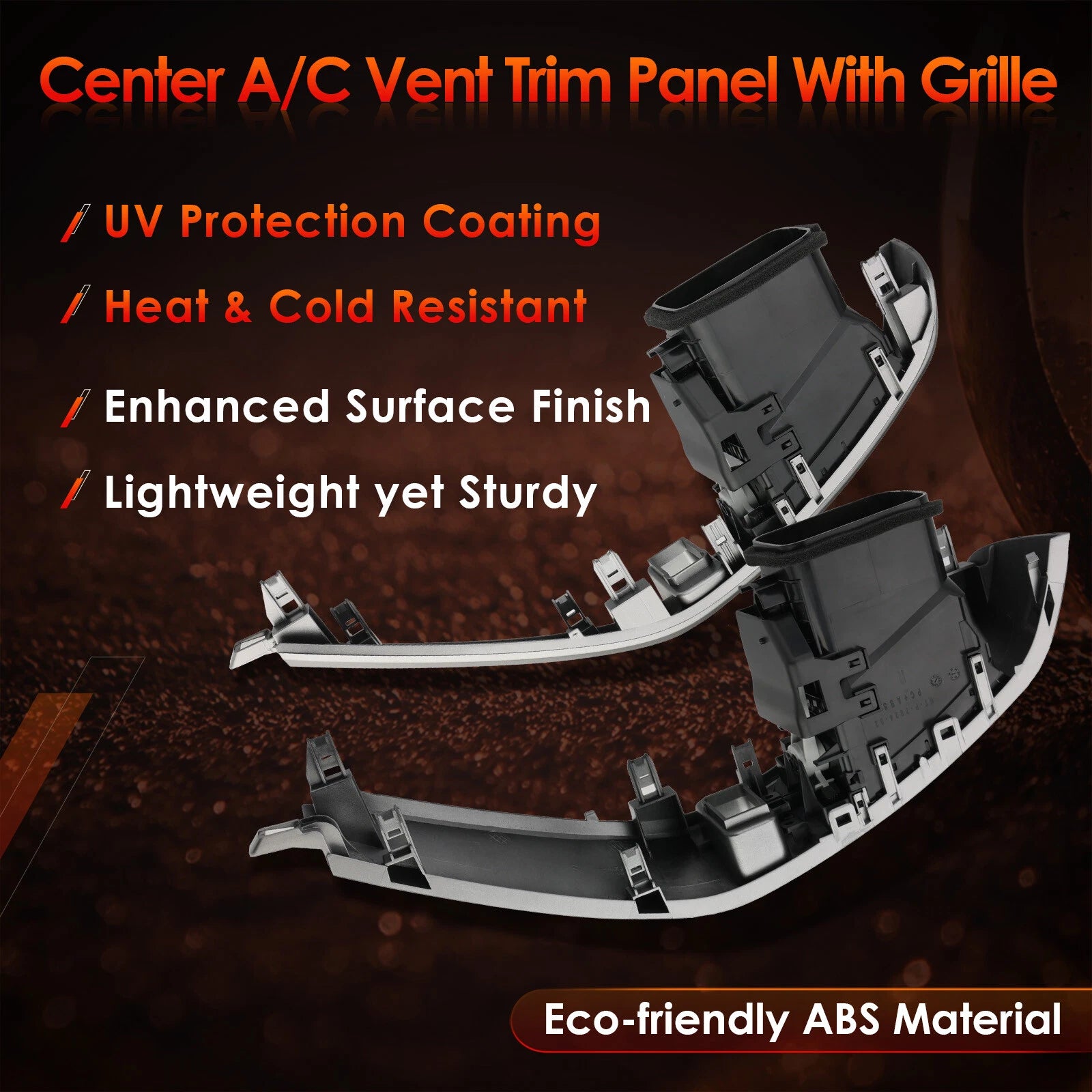 Instrument Air Vent Finish Panel for Toyota Land Cruiser Lexus (2003-2009)