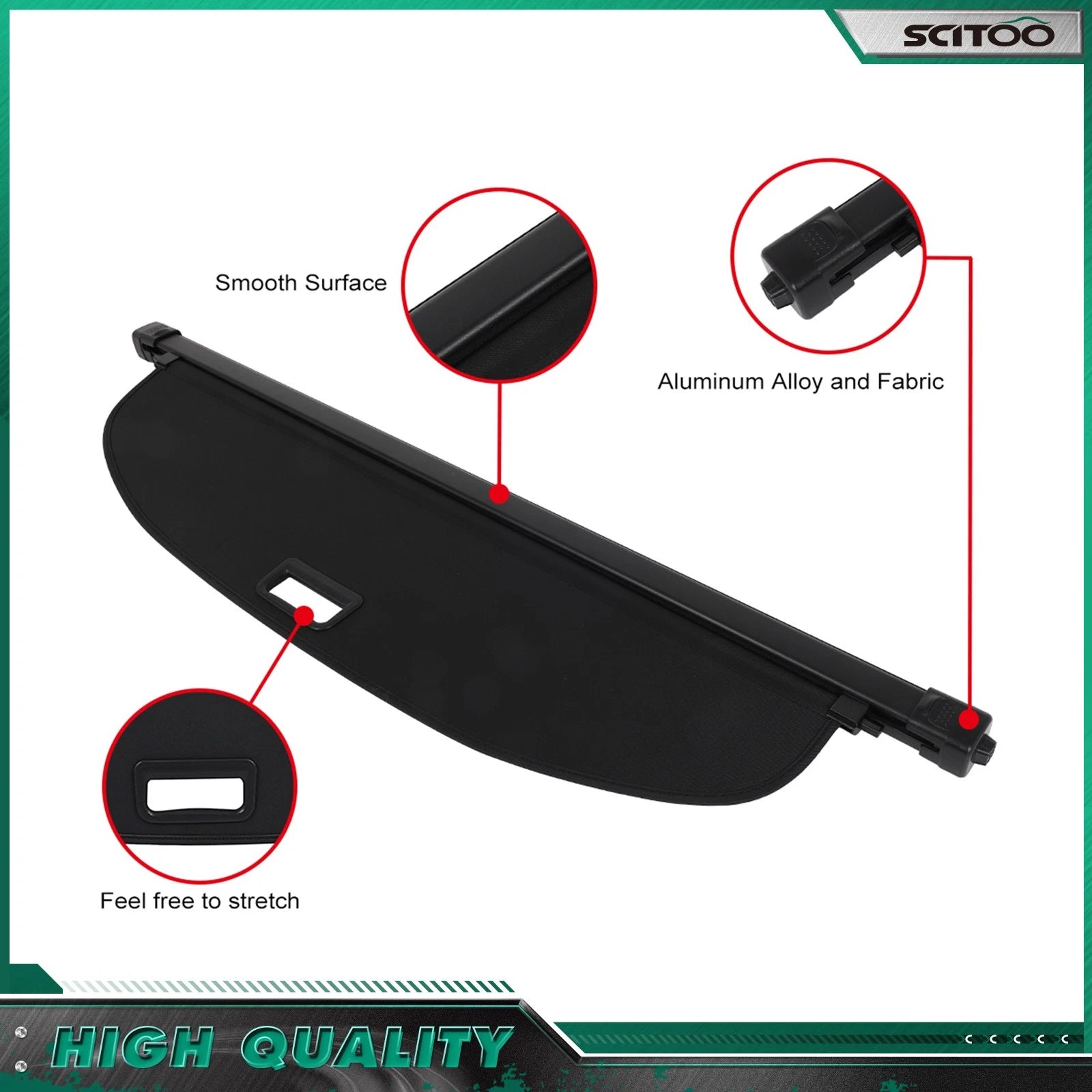 Retractable Cargo Cover for Acura RDX (2019–2024)