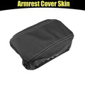 Center Console Armrest Cover for Hyundai Tucson (2016-2021) Black Gray Stitching