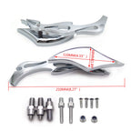 Alloy Twist Diamond Custom Mirror for Suzuki GSXR600 750 1000 1100 Hayabusa