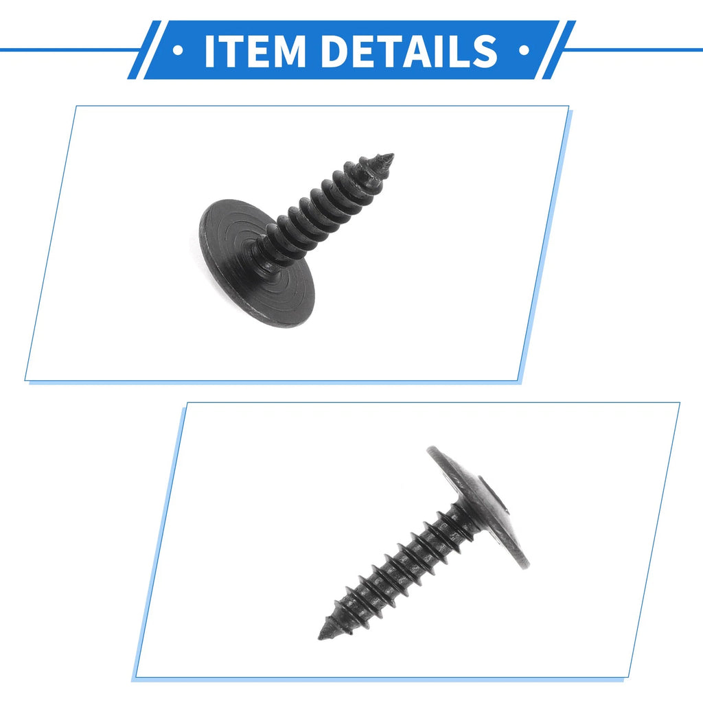 30 Pcs Fender Liner Splash Shield Bumper Cover Screw for Audi A4 (1996–2016)