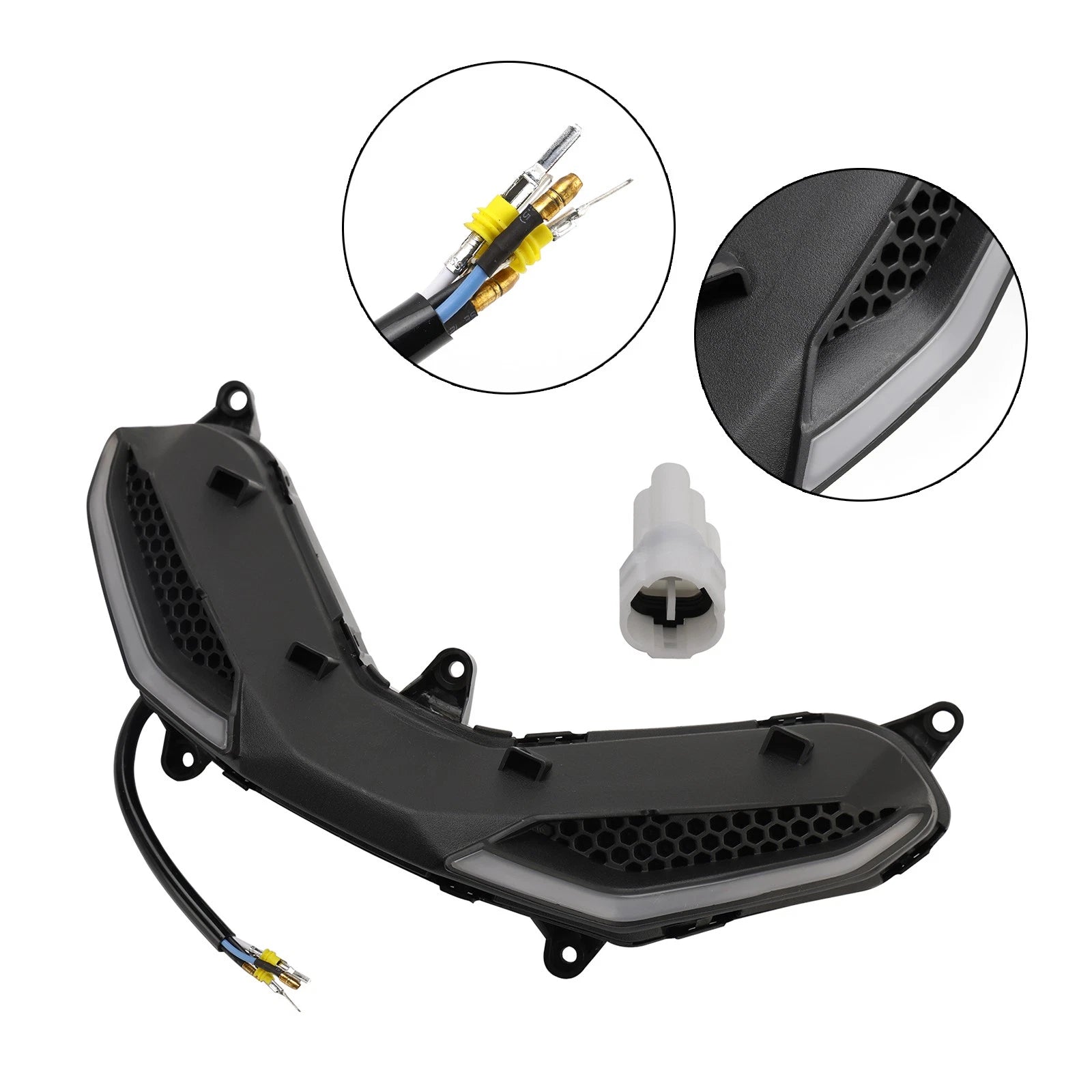 Headlamp Guard Protector Grill LED Signal Light for Yamaha Y15ZR (2015–2023)