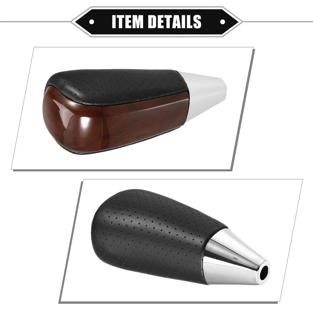 Automatic Gear Shift Knob for Toyota Land Cruiser (2008–2021) Drilled Wood Grain