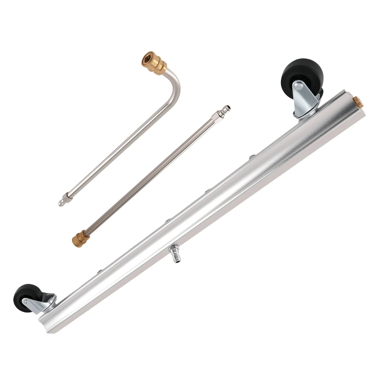 25.6" Pressure Washer Broom with Extension Wand & 7 Spray Tips