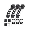 3X Black Exterior Outer Door Handles for Jeep Wrangler JK JKU (2007–2017)