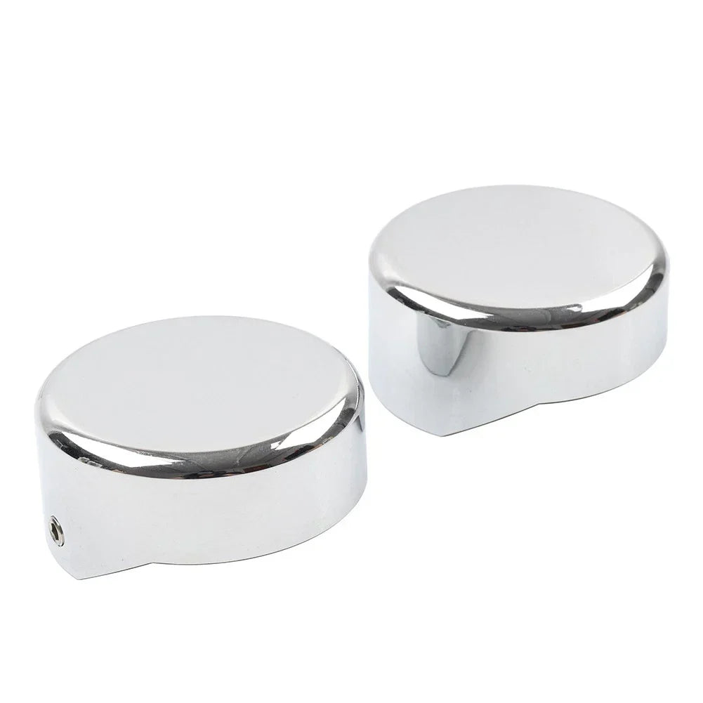 Chrome Upper Fork Caps Covers for Harley Softail Breakout FXBR FXBRS (2018-2023)