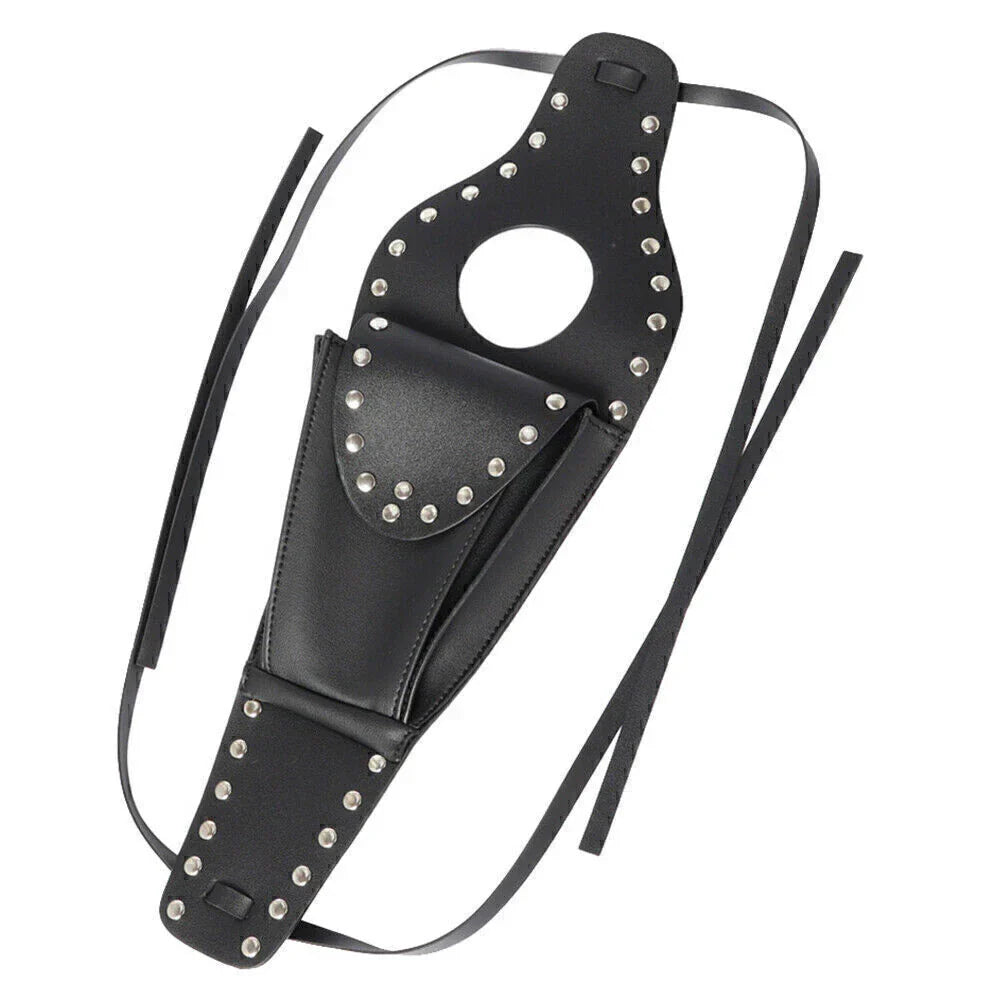 Black Fuel Gas Tank Cover & Dash Console Pouch Bag for Harley Sportster 883