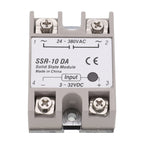 SSR10DA Solid State Relay 10A for DC 332V to 24380V AC Control