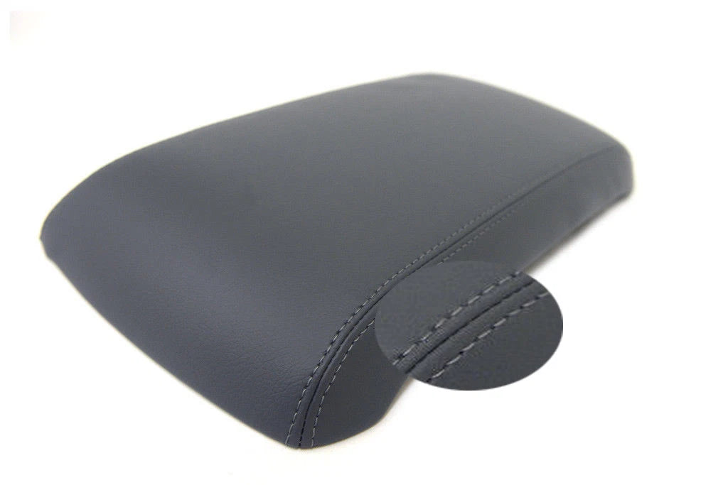 Center Console Armrest Cover for Lincoln MKX (2007–2010) Gray PVC Leather