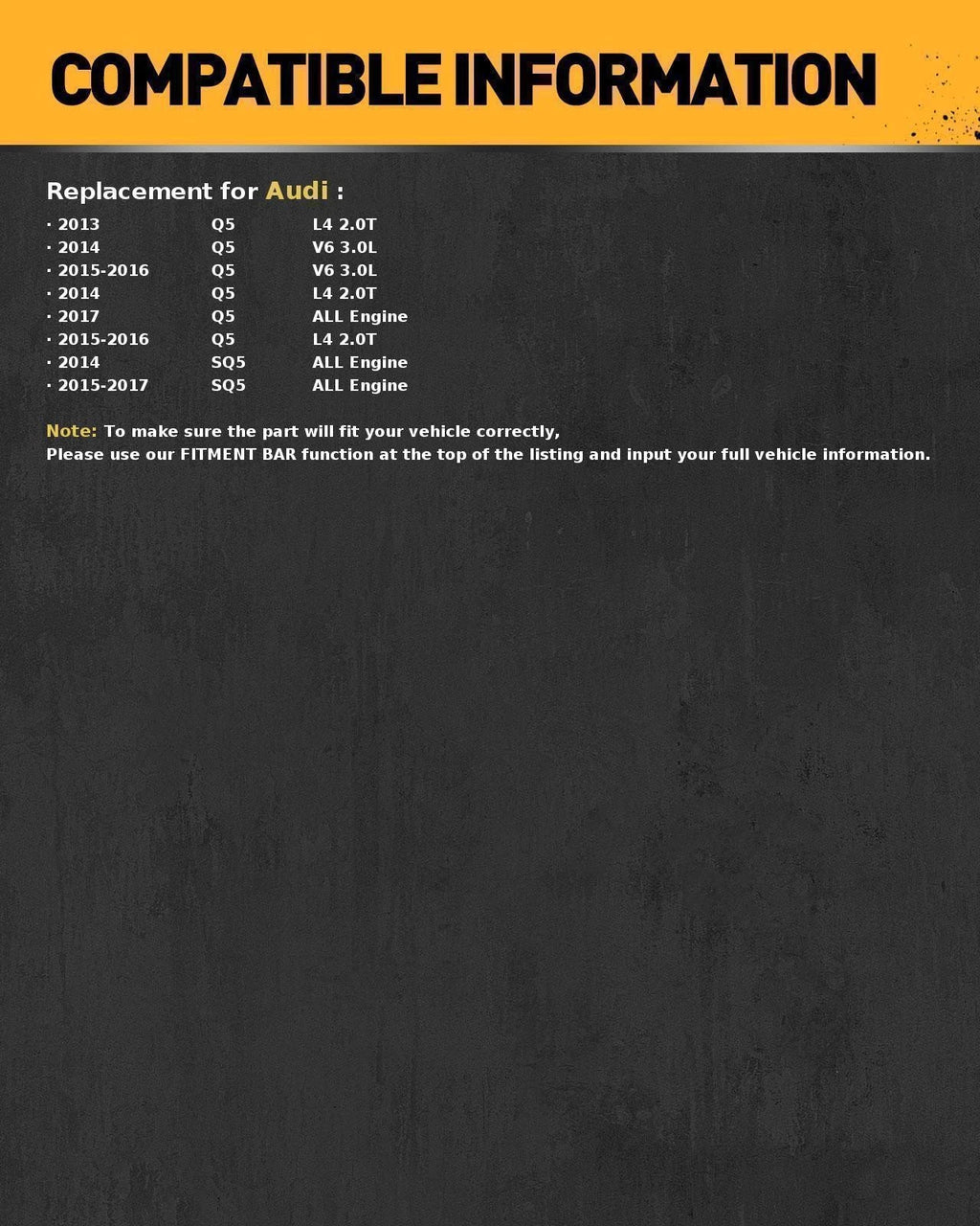 Fuel Pump Assembly for Audi Q5 (2014–2017)
