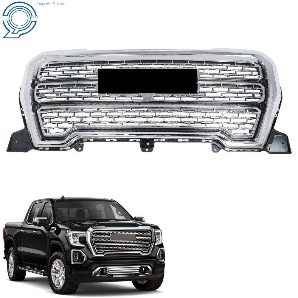 Front Upper Grill Assembly for GMC Sierra 1500 Denali (2019–2021)