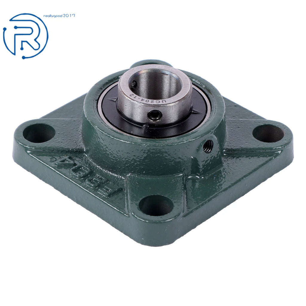 Set of 10 Pillow Block Flange Bearings for UCF204 (3/4" Bore)