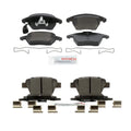 Set of 4 Bosch Blue Semi-Metallic Disc Brake Pads for Audi A3, VW Beetle, Eos, Golf, GTI (2006–2019)