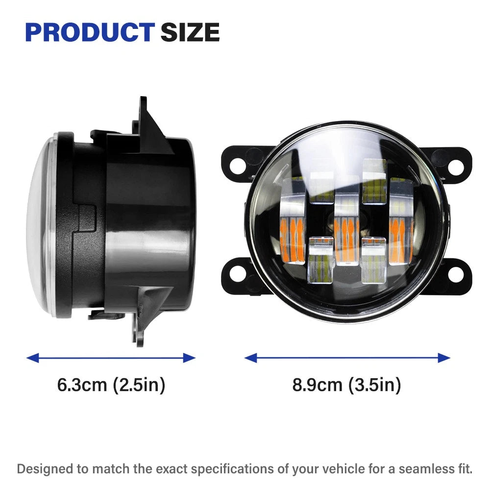 LED Front Fog Light Set for Honda CR-Z (2013–2016) - Right + Left
