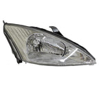 Replacement Passenger Side Head Light Assembly w/o HID Light w/Chrome Bezel