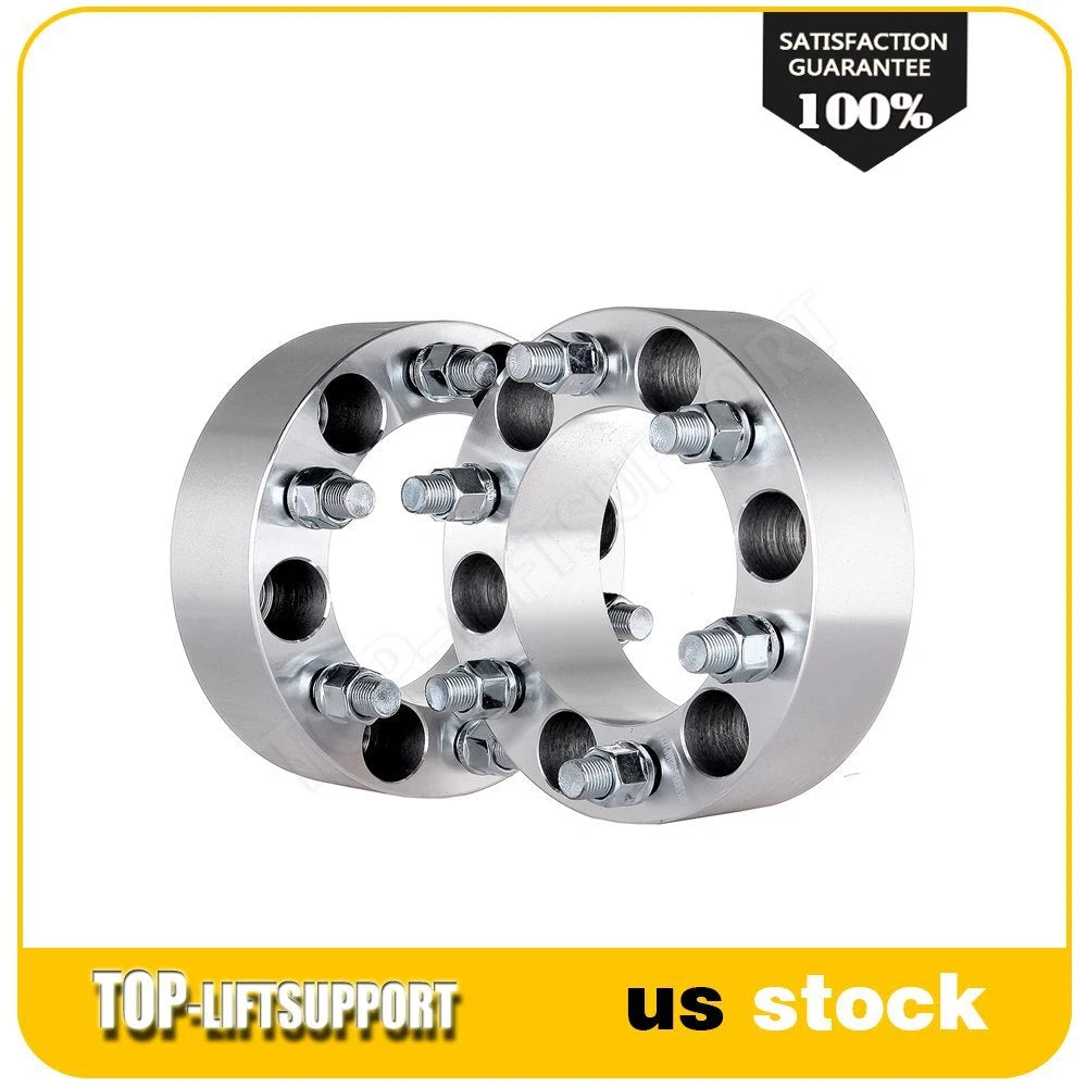 2X 2 Inch Wheel Spacers for Chevy Silverado Sierra 1500 (1999–2025)