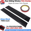 Rear Sliding Window Trim Panel for Dodge Ram 1500 2500 3500 (2010–2019)