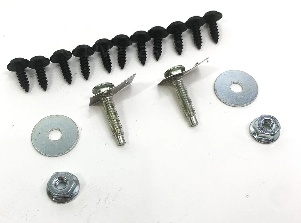 Rear Valance Mounting Hardware Kit Round Screws Nuts for 1965-1966 Ford Mustang