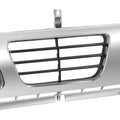 Front Upper Meshed Grille w/Chrome Trim for Nissan D21 Pickup (1993–1997)