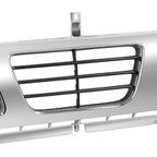 Front Upper Meshed Grille w/Chrome Trim for Nissan D21 Pickup (1993–1997)