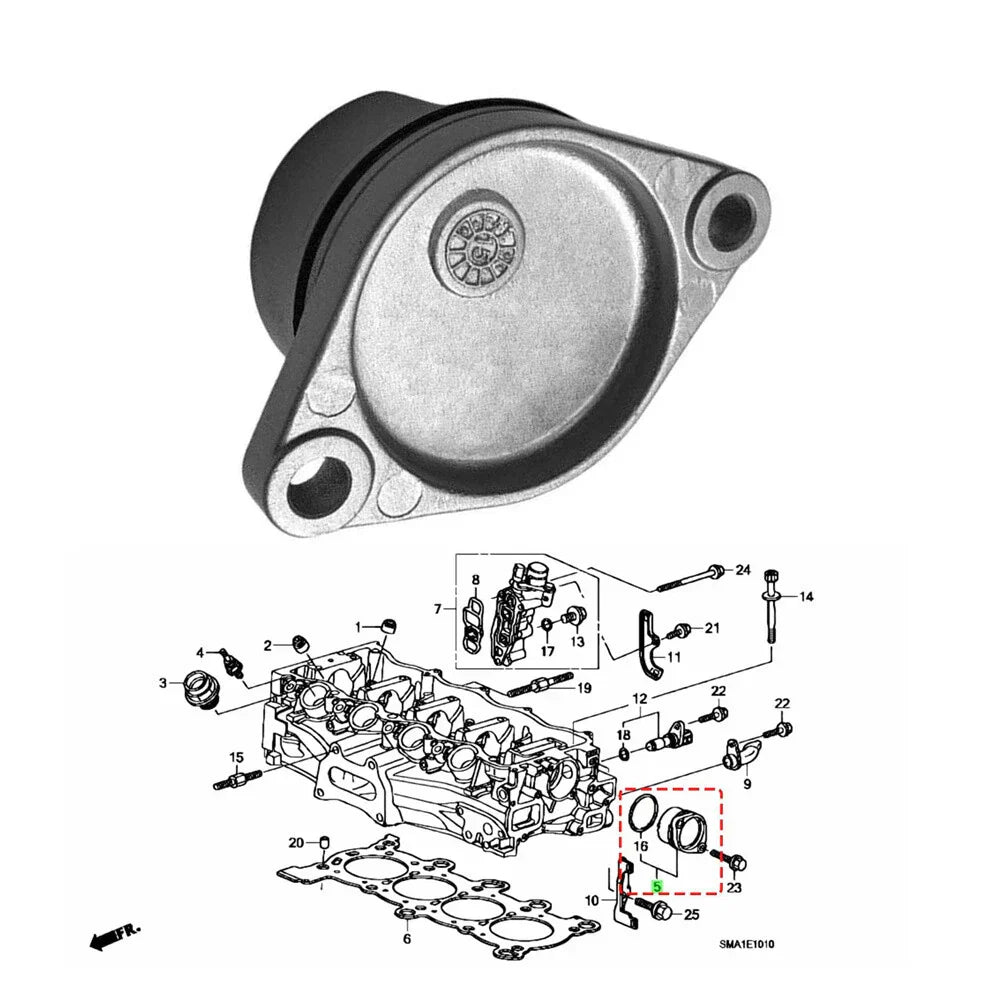 Camshaft Thrust Cover for Acura Honda Accord Civic CRV City (2003-2011)