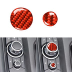 2X Button Cover Trim for Mazda MX-5 (2016–2020) Carbon Fibre Epoxy