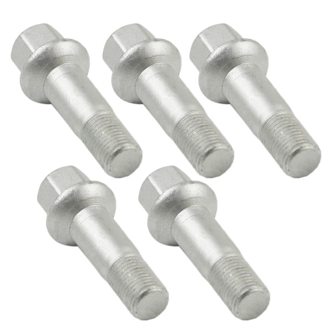 Set of 5 Wheel Lug Bolts Nuts for Mercedes Benz W220 W204 W164 W251 (1999–2015)