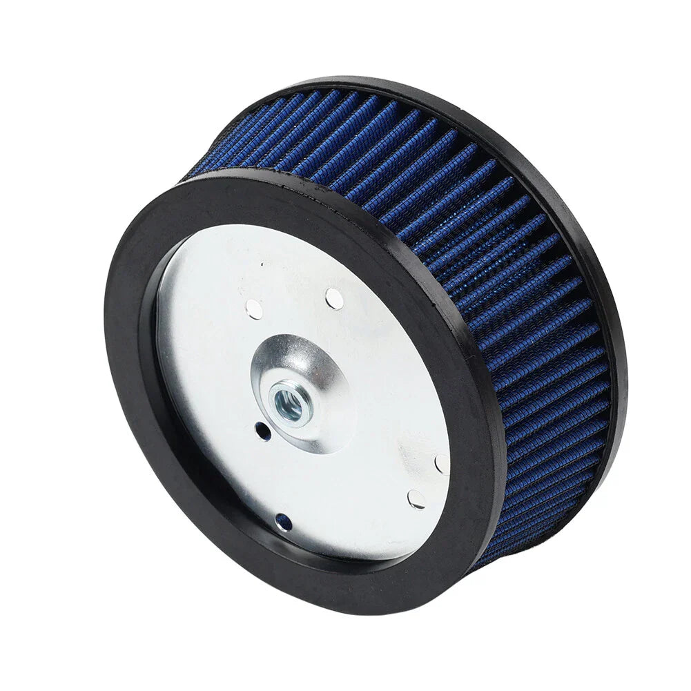Blue Air Cleaner Filter for Harley Dyna, Softail, Touring (1999-2017)
