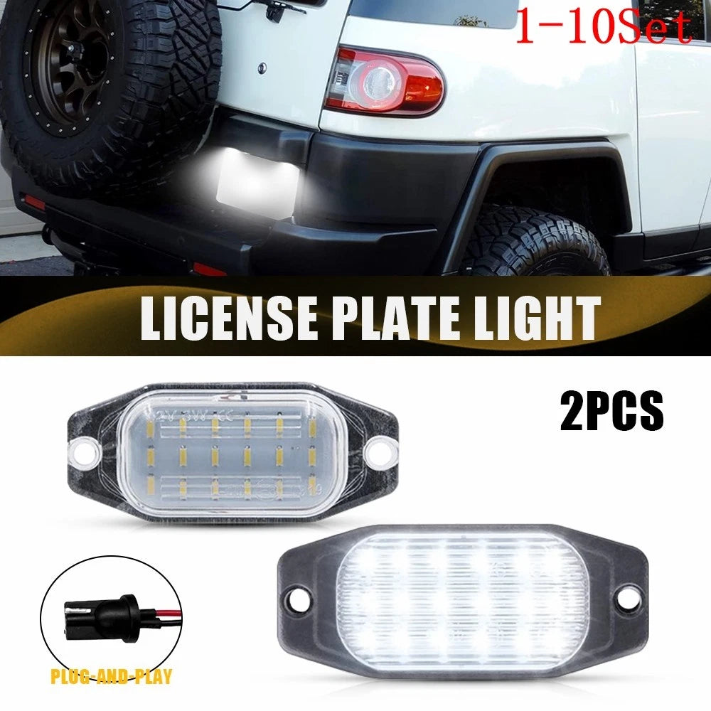 White LED License Plate Light for Toyota FJ Cruiser (2007â2014)