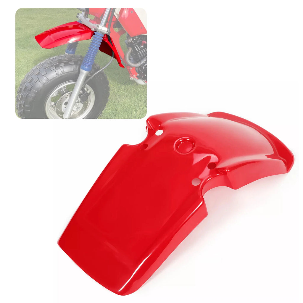 ABS Plastic Front Fender Red for Honda ATC200X (1983–1985)