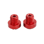2Pcs M10x1.25 Mirror Hole Plug Screws for Motorcycle