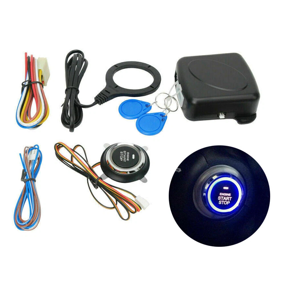 Ignition Switch RFID Engine Start Push Button for Most Cars (2010–2023)