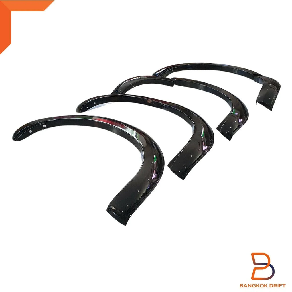 6" Glossy Black Fender Flares for Nissan Navara (2021-2023)