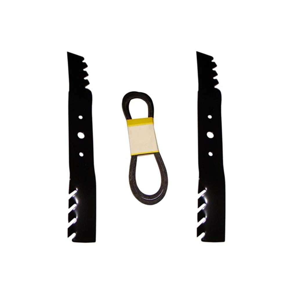 Blades & Belt Kit for John Deere (Replaces AM100946)