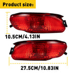 Pair Rear Bumper Reflector Lights for Lexus RX300 RX330 RX350 RX400 (2004–2009)