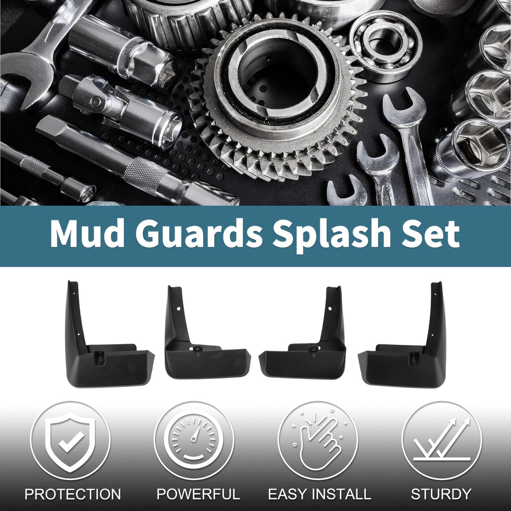Set of 2 Mud Flaps Splash Guards for Toyota Granvia (2023–2024)