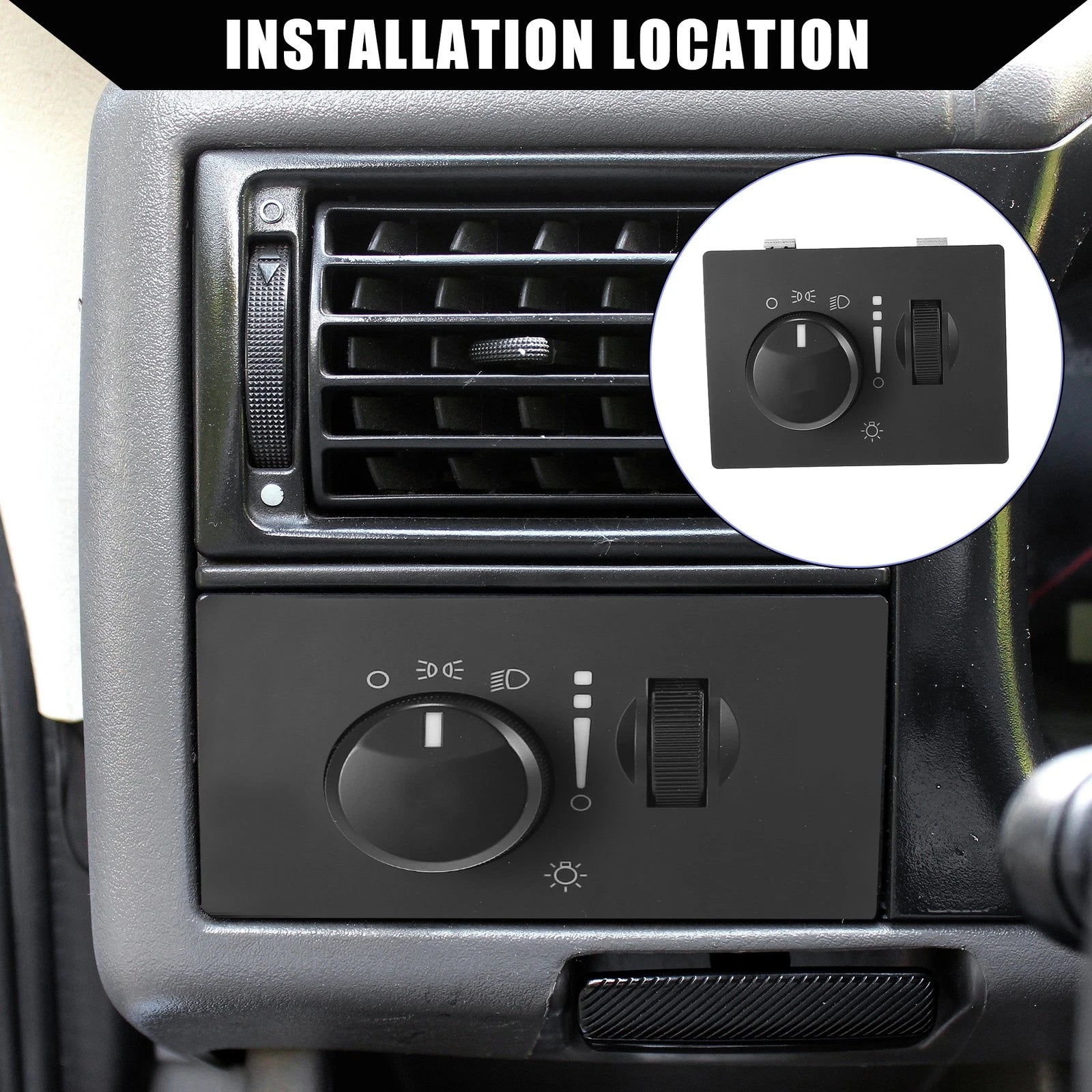 Headlight Switch for Chrysler 300, Dodge Challenger (2011–2023) No.68019567AC