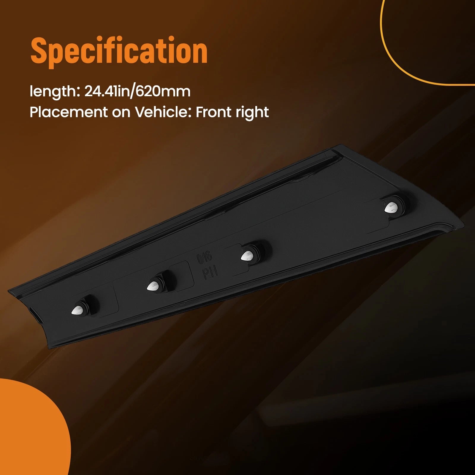 Front Window Pillar Right for Mini Cooper Clubman/Hatch (2007–2014) 51137146098