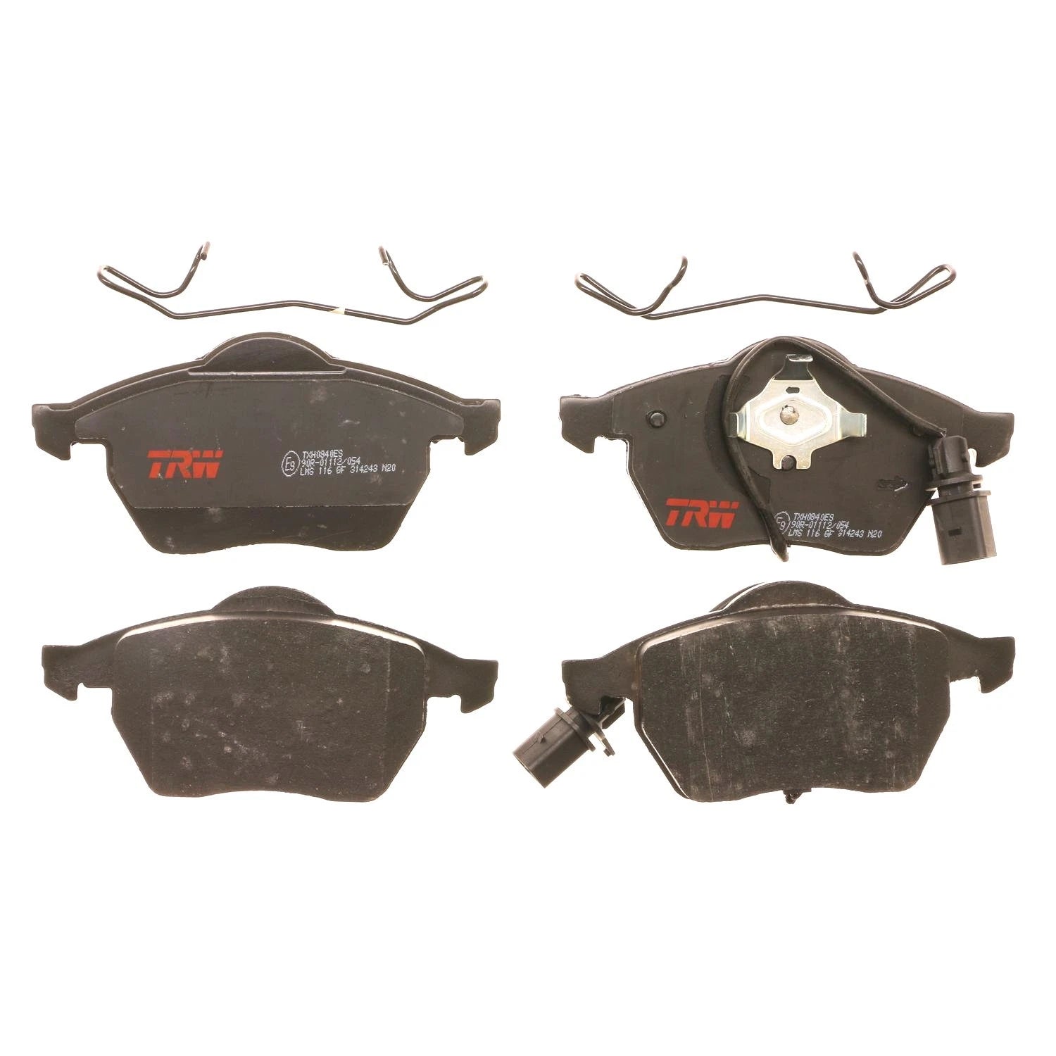 Set of 4 Disc Brake Pads for Volkswagen Passat (1996–2005)