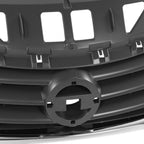 Upper Grille for Nissan Versa (2014–2016) - Horizontal Slats, Badge Slot