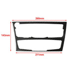 AC/CD Panel Frame Cover Trim Carbon Fiber for Audi A4 A5 (2010-2016)