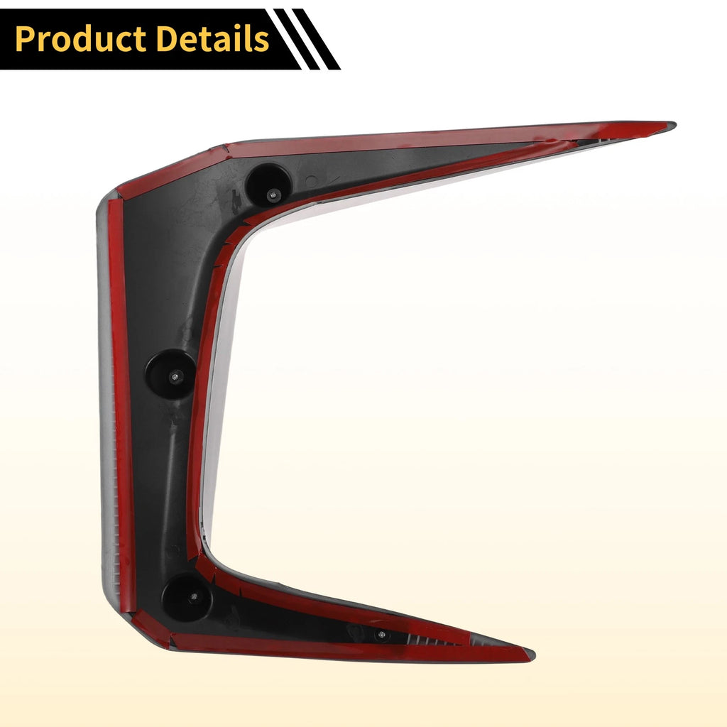 Set of 2 Fog Light Cover Trim for Toyota RAV4 (2019–2025) Gloss Black