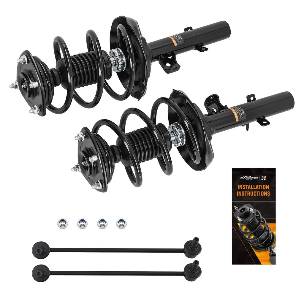 Set of 4 Front Struts & Sway Bar Link for Honda Accord (2013–2017)