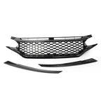 Mesh Honeycomb Front Upper Grille for Honda Civic (2016-2018)