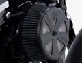 Black Skullcap Crown Intake Cover for Vance & Hines