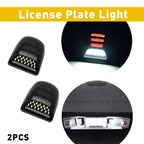 2X AUXITO LED License Light for Chevy Silverado GMC Sierra 1500 2500 3500 (2014–2023)