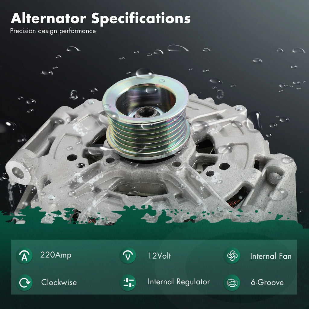 220A Alternator for Dodge Sprinter 2500, Freightliner Sprinter 2500 (2007–2008)