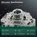 220A Alternator for Dodge Sprinter 2500, Freightliner Sprinter 2500 (2007–2008)