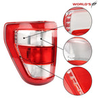 Pair Tail Light Assembly for Ford F-150 XL (2021–2023) Halogen